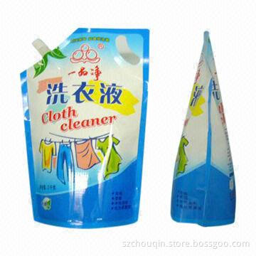 Detergent Washing Bag with Spout, Less MOQ and Cheapest Price